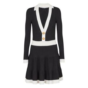 발망 미디 원피스 FF1R9858Ki64 EAB Black