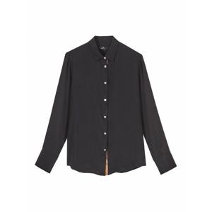 [PS BY PAUL SMITH] 라프리마 여성 셔츠 실크 mixed 위드 Swirl buttoning W2R019BP3118679 블랙 /8