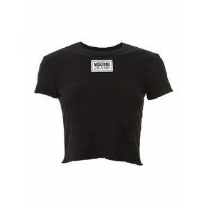 [MOSCHINO] 라프리마 여성 티셔츠 라벨 120437590555 블랙 /8