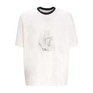 25 FW 아르마니 익스체인지 앵커 프린트 코튼 티셔츠 XM001075AF12308 TP441252359