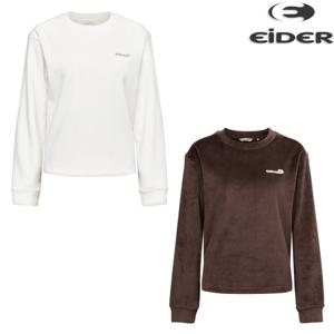 아이더 (DWW25254) 여성 벨로아 보온성이 우수한 골지 긴팔 맨투맨 티셔츠