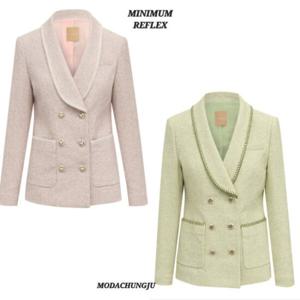 [미니멈]MD 더블버튼 브레이드 디테일 카라 자켓  MD MXDAWJ0300