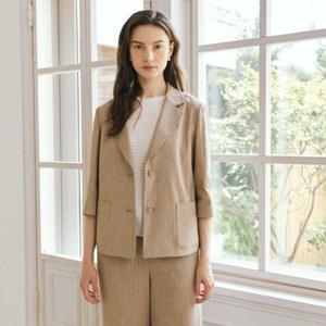 [요하넥스]린넨 블렌드 7부소매 자켓 J5B5J320