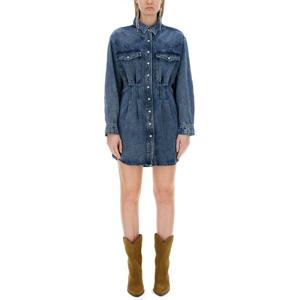 이자벨마랑 데님 버튼업 미니 원피스 RO0343FA B1H07130LU