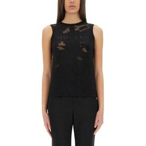 알렉산더 맥퀸 민소매 티셔츠 815574 QCAL01000 BLACK