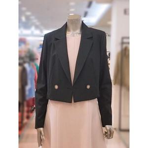 미니멈 세이브존03 미니멈 카라넥 더블버튼 크롭 자켓 AGMXCAWJ7080A