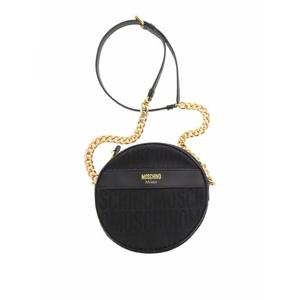 [MOSCHINO] 라프리마 여성 크로스 바디 가방 로고 라운드 백 741582681555 블랙 /8