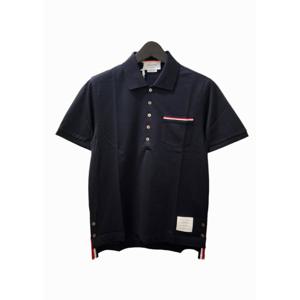 [톰브라운(잡화)]MJP022A-01455 (포켓 스트라이프 반팔 피케티)