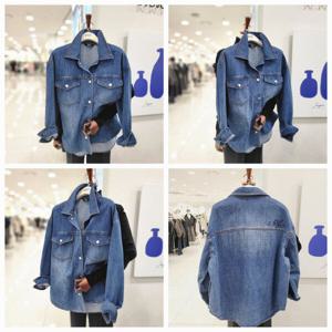 [비지트인뉴욕]포켓디테일 데님셔츠남방 VB3LS12_US