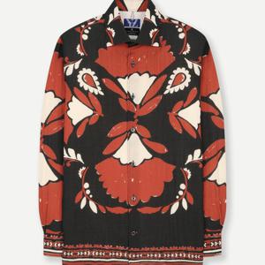 [예작(셔츠)]빅프린트 일반핏세미셔츠YJESUA573