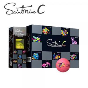 [세인트나인]세인트나인 C 3피스 컬러 골프공 12구 1더즌 골프볼