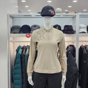 [디즈니골프]여성 캐릭터 기본 긴팔 티셔츠 (DO1LTS014-BG)_US