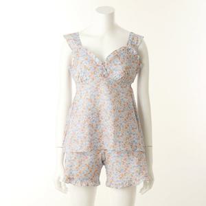 [와코루] 여성 수입 면100% 지지미나염 데이웨어 (WDW3801R BU)