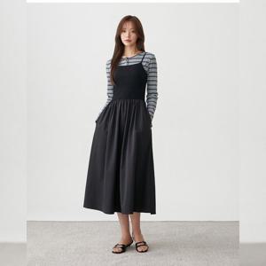 플라스틱아일랜드  플리츠 나시 원피스 (PR3WO803)