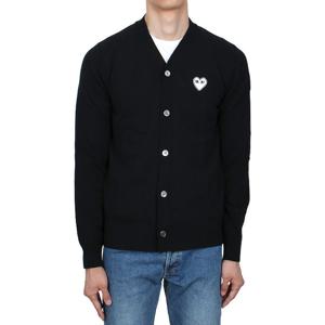 [꼼데가르송] 25FW 화이트 와펜 가디건(P1N062) (AZ N062 051 1)