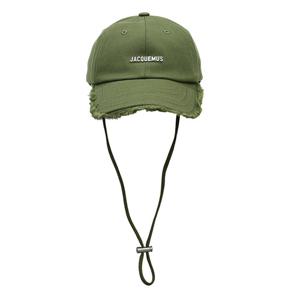 자크뮈스 아티초크 프린지 볼캡 카키 235AC452 5012 560