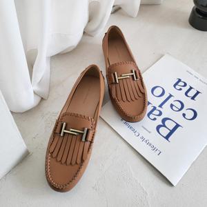 [샵앤]버클 프린지 여성 드라이빙 슈즈 GR-WSE-2623-브라운