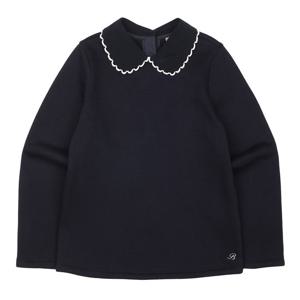 [빈]네이비 골지 카라배색 티셔츠BY64TS01NV