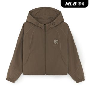[MLB공식] 25F 여성 고프코어 스티치 바람막이 NY (L.Brown) 3FWJB0454