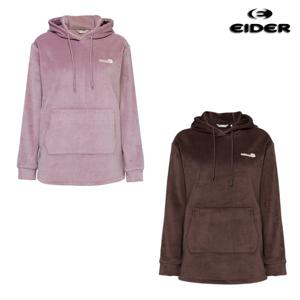 아이더 (DWW25256) 여성 벨로아 보온성 우수한 골지 원단 긴팔 후드 티셔츠