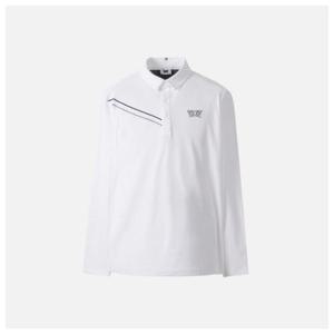 [PXG]PXG골프긴팔 KQF PJFCM2103-01 라인 포인트 카라 롱 슬리브