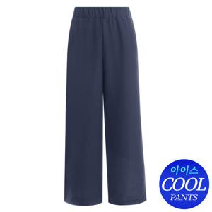 샵앤) 국산 여름 허리밴딩 쿨링 와이드 통바지 ACE-WPT-1426-네이비-z