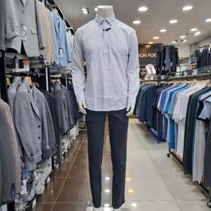 런던포그 HL01 기본에리 잔체크드레스셔츠 Lpfca930