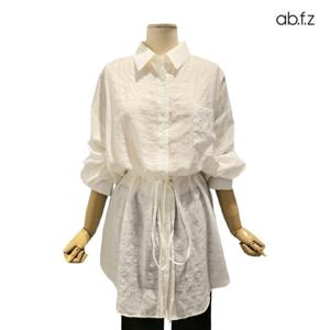 [에이비에프지]체크 패턴 포인트 롱 긴팔 남방 APZ3QB34I