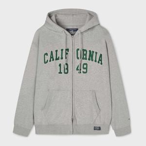 [후아유][공용] Signature Patch Hood Zip-up(Brushed) WHMZF4911U