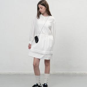 WOMAN 더블 플레어 스트링 원피스 [2COL] / WBE3L15503