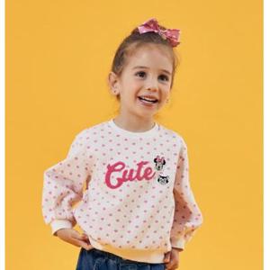 [디즈니베이비]미니하트패턴맨투맨(PINK)_79S521053