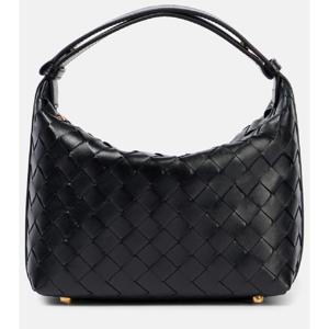 보테가베네타 Wallace 미니 인트레치아토 레더 숄더 백 P00981136