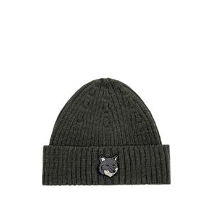 25 FW Maison Kitsune 폭스 헤드 골지 비니 PM06112KT1022 TP442106560