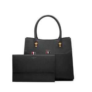 25 FW 톰브라운 라지 레더 클래스프 토트 백 FAP239A00198 TP442086655