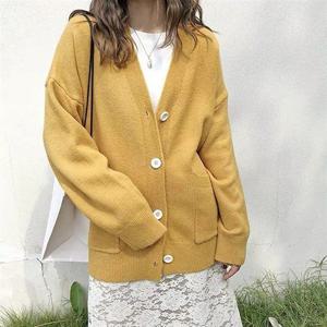 여성 베이직 기본 의류 디자인 데일리 가디건 LK-G004