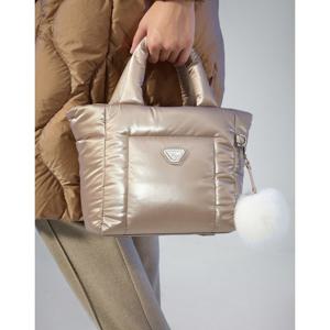닥스 골프 여성 25FW PREMIUM 베이지 패딩 토트백 DNGF5F751I2