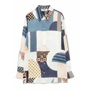 [FENDI] 라프리마 여성 셔츠 Patchwork FS8274AUQMF1SAT Dark Blue /8