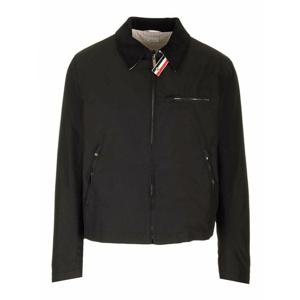 [THOM BROWNE] 라프리마 남성 캐주얼 자켓 Concealed 지퍼 Golf MJO221C07110001 블랙 /8