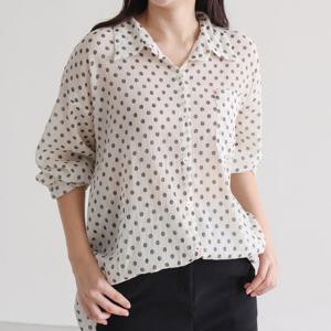 나야홍 / 빅사이즈 508 머스트도트카라남방 DLYV081