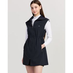 닥스 골프 여성 25FW PREMIUM 네이비 원피스형 롱 베스트 DNJU5C661N2