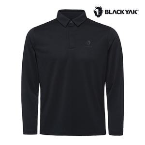 [블랙야크] (BY_1BYKTFU002_BK_) 남성 베이스 카라 긴팔티 1 1BYKTFU002_BK