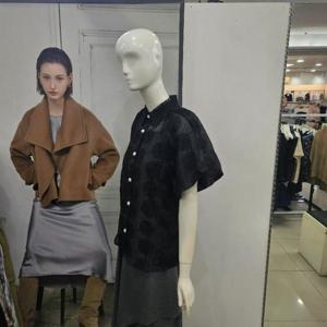 Ab.f.z DP01 레이스카라퍼프볼륨블라우스 AFZ5NB41