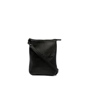 25 FW Discord 요지 야마모토 로고 자수 가죽 숄더 백 DAI97790BLACK TP442330317