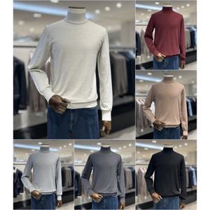 [레노마캐주얼]25년 신상 F/W 부드러운 반폴라 남성필수아이템 니트 6종1택  RRCIKT006A EK3