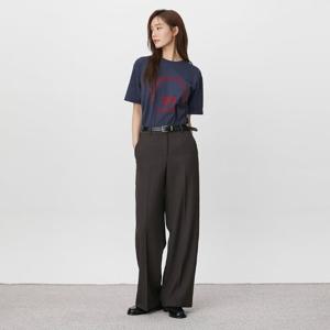 플라스틱아일랜드  레직기 와이드 팬츠 (PR3WP961)