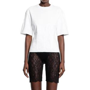 알렉산더 맥퀸 반팔 티셔츠 838504QLAEU 9000 WHITE