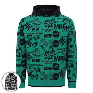 [마스터바니] 남성 탈착 후드 로고 자카드 긴팔 니트 (411E3SR308)