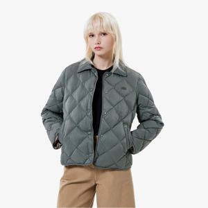 라코스테 공식 여성 다이아퀼팅 경량 카라 다운 BF265E-55N E9F