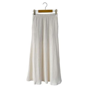 샵앤) 국산 밴딩 인어라인 플리츠 맥시 롱스커트 STJ-WSK-4867-아이보리