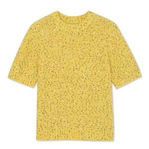 시퀸 믹스 카멜리아 반소매 풀오버(UFKKCN314N)